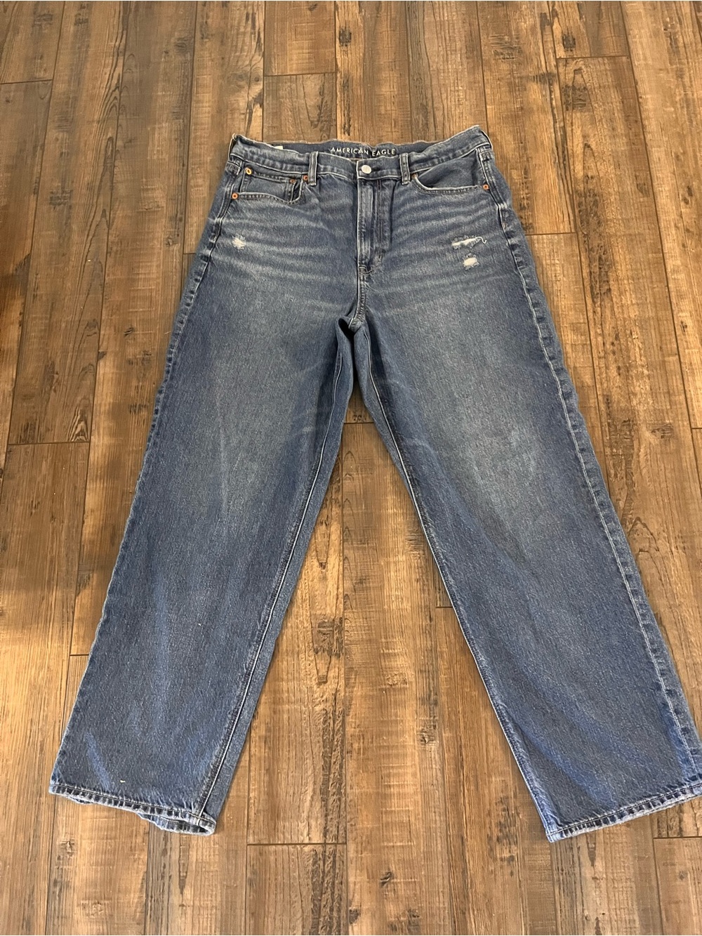 American Eagle Relaxed Fit Men's Jeans in Blue